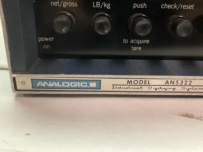 Used ANALOGIC AN5322 Scales Ohio US | Surplus Asset Holdings #1228009