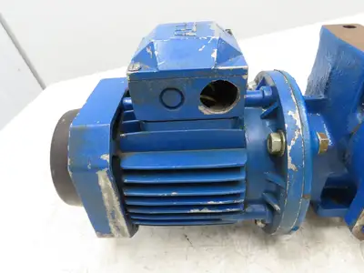 ABB M2VA63B-4 3GVA062002 Gearmotor MR-V-40U03A 40:1 Reducer Hollow Shaft 230V