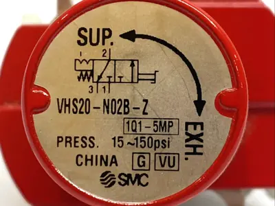 Used SMC Single Action Lockout Relief Hand Valve 3-Port 1/4" NPT Pump & Valve Parts Michigan US | Maverick Industrial Sales #1395477