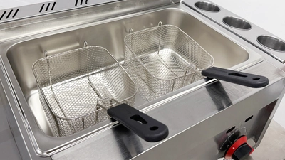171-0455 7 Gallon Single Countertop Propane Deep Fryer