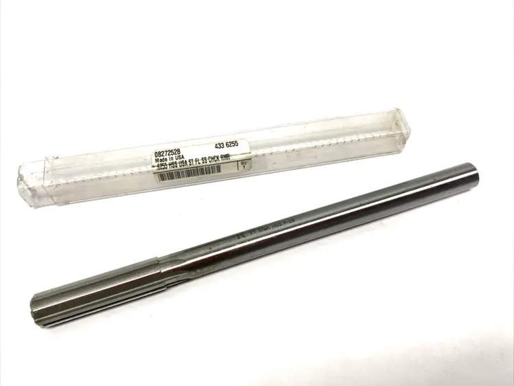 Used Yankee Reamer 8-Flute Straight Shank HSS Chucking Reamer 0.6255" Dia Reamers Michigan US | Maverick Industrial Sales #1402128