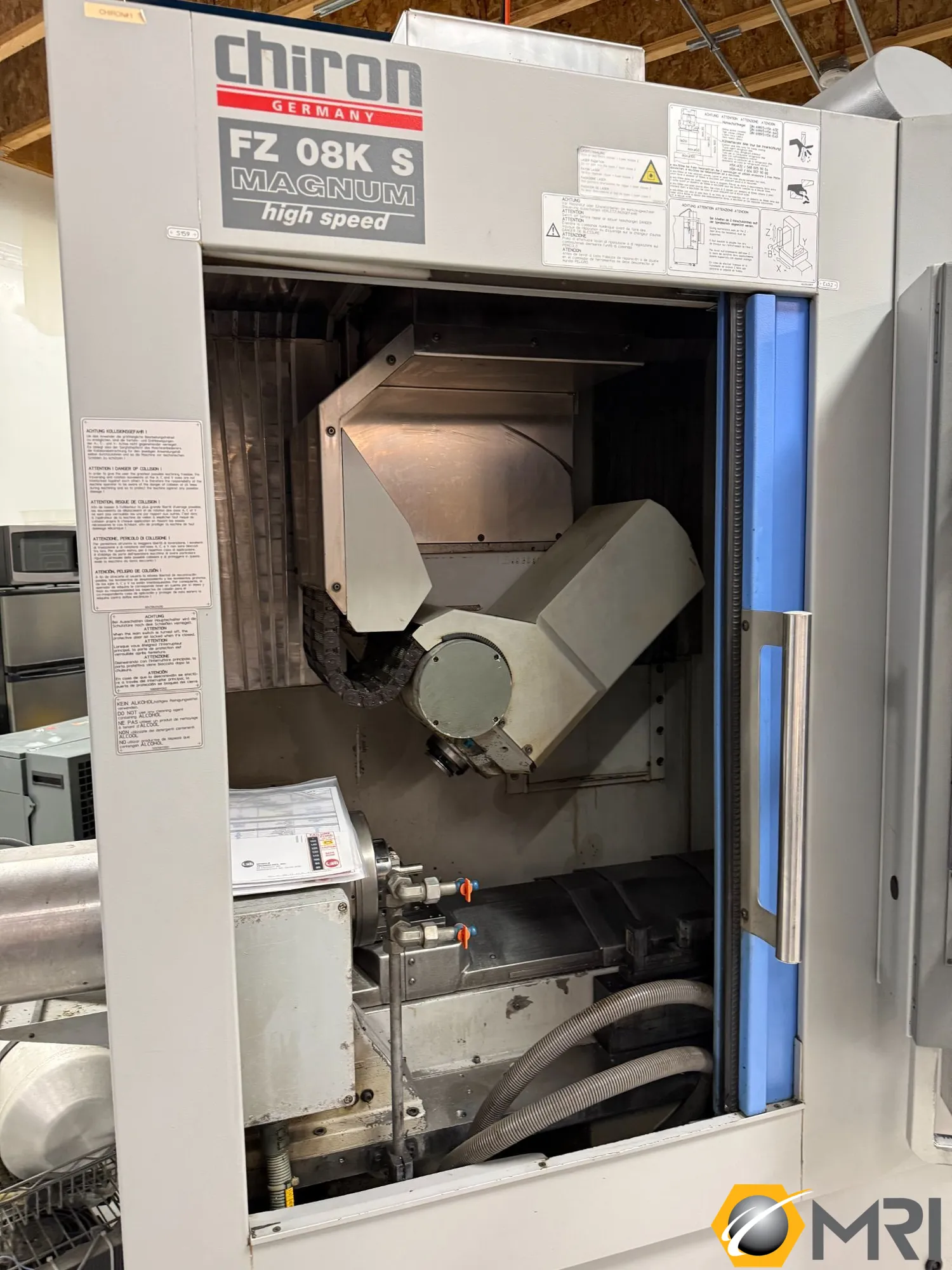 2008 Chiron FZ08K S Magnum 5-Axis Bar-fed Vertical Machining Center