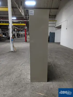 USED Global Containment System Global Industrial Glass & Steel Storage Cabinet