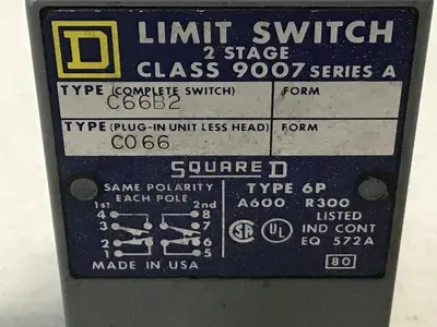 USED SQUARE D 9007-C66B2