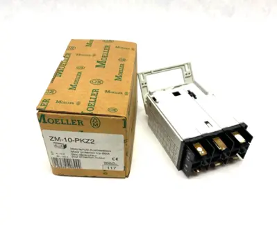 USED MOELLER ADJUSTABLE MOTOR PROTECTION TRIP BLOCK 6-10A, 80-140A