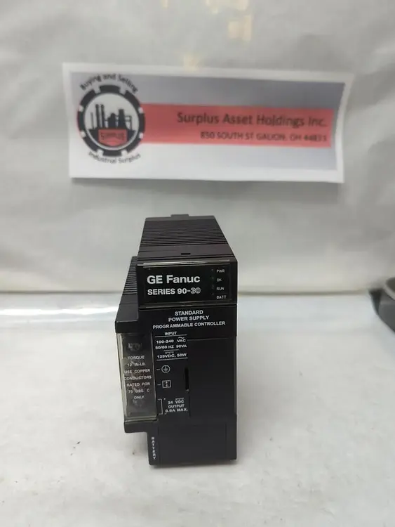 Used GE FANUC IC693PWR321Z Power Supplies Ohio US | Surplus Asset Holdings #1241756
