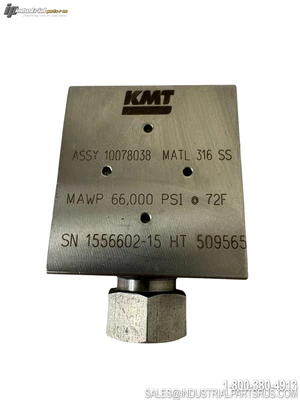 Used KMT 10078038 Valves/Fittings Kentucky US | Industrial Parts R Us Inc. #1354927