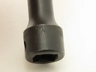 Williams 12M-607 IMP 3/8" Drive 7MM 6 Point Impact Socket Deep 2-1/8"L Lot of 12