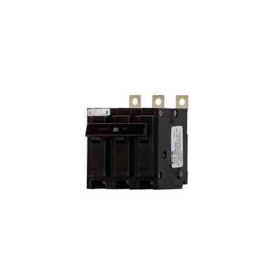 Eaton BAB3080H Quicklag Industrial Thermal-Magnetic Circuit Breaker, 80A [New]
