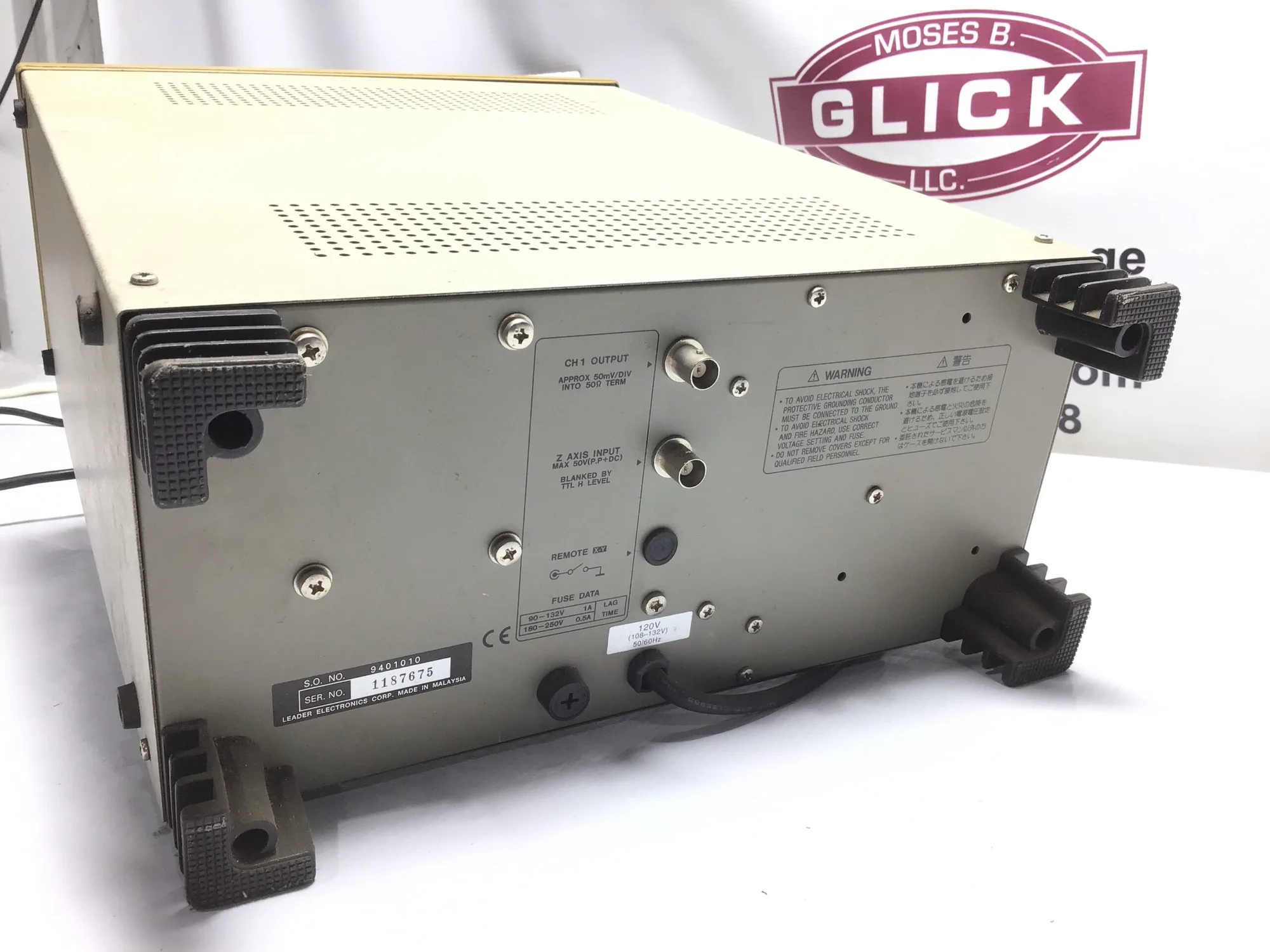 Leader Electronics Corp SN: 1187675 Power Supply 120V