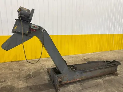 JORGENSEN INCLINED CHIP CONVEYOR: STOCK 22284