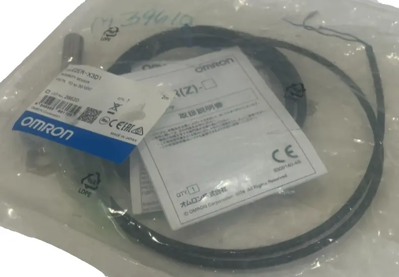 NEW OMRON E2ER-X3D1 2M PROXIMITY SENSOR E2ERX3D1