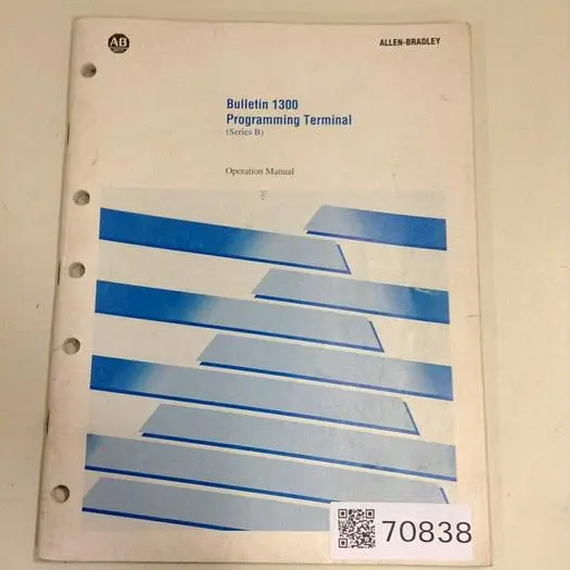 Used ALLEN BRADLEY 1300-5.5 Manuals Michigan US | Ideal Machinery #567336