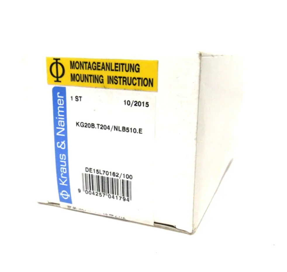 NEW KRAUS & NAIMER KG20B.T204/NLB510.E ROTARY SWITCH KG20BT204NLB510E
