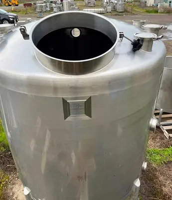 Tank, 525 Gallon, S/St, Sprinkman, Dish Top, Cone Bottom #S744972
