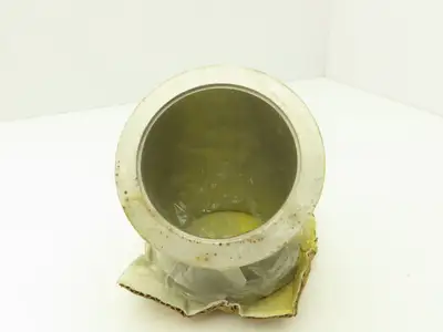E45-NW-100 4" Vacuum Tube Elbow Short Radius  45 Deg With Welded Flange SS