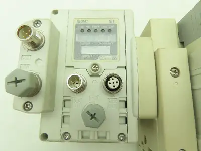 SMC SV Series 8-Station Manifold w/EX600 Serial Interface 24VDC Solenoid Valves