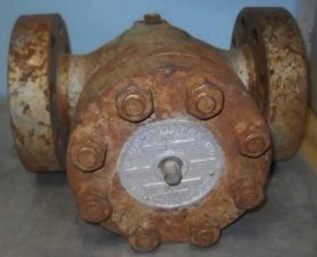 QTY. 1. DANIEL INDUSTRIES INC. GLOBE VALVE SIZE 2"...
