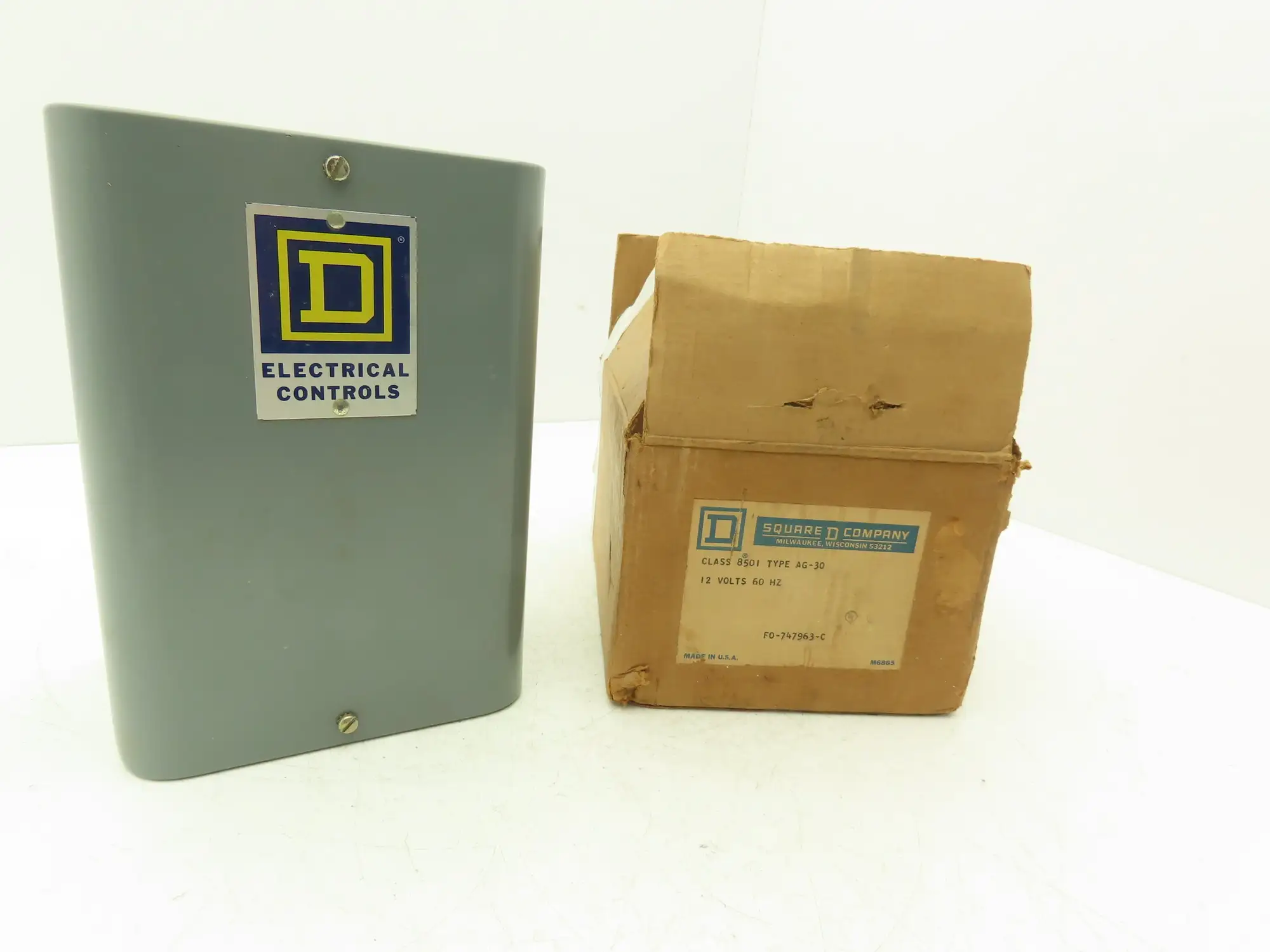 Square D 8501 A0-30 Solid State Overload Relay SER C 600V 12V Coil