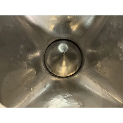 Used 1000 Liter (35 cu. Ft) IBC Matcon Stainless Steel Portable Tote Bin