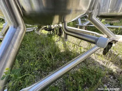Industrial Stainless Steel Jacketed Freeze/Thaw Tank - Used