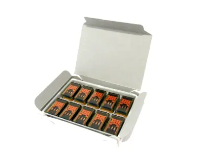 BOX OF 10 NEW IDEC RU4S-CD-D24 RELAYS RU4SCDD24