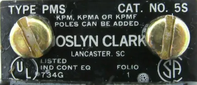 NEW JOSLYN CLARK 5SRR-26 SLIM JIM RELAY PMS-5S 5SRR26