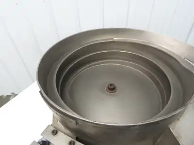 Vibratory Bowl Feeder Small Parts Sorter 12" Dia Right Hand Discharge