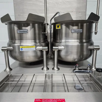 Cleveland Brand New Steam Tilt Kettles Model 36GMK1010300 # 1456