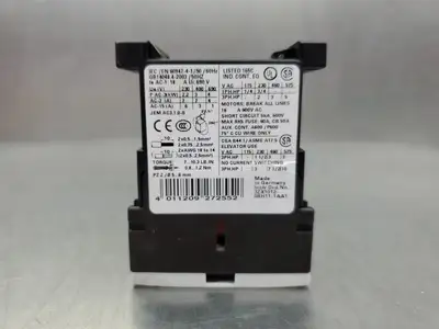Siemens Sirius 3RT1015-1BB42 24VDC Auxiliary Contactor. 4D-48