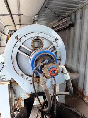 (5) Pieralisi Jumbo 3 containerized decanter centrifuges, 414/304SS.