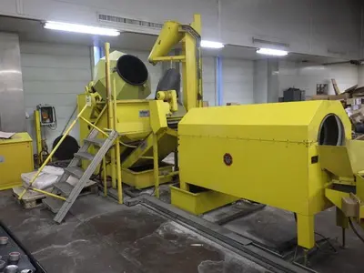 USED ROSLER ROTOFINISH DEBURRING/WASHING/DRYING