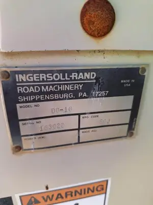 Used 2005 INGERSOLL-RAND DD16 Tandem Rollers California US | Ben Kaplan Equipment #1250869