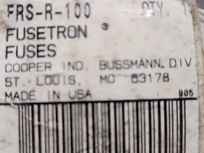 USED FUSETRON FRS-R-100