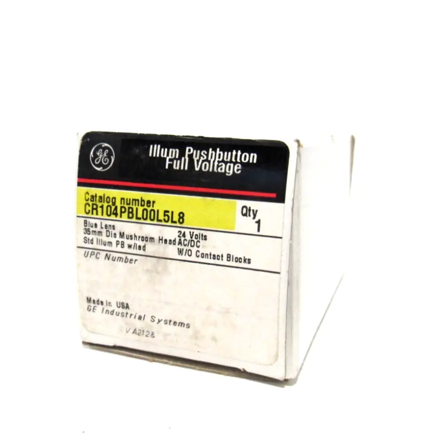 NEW GENERAL ELECTRIC CR104PBL00L5L8 PUSHBUTTON