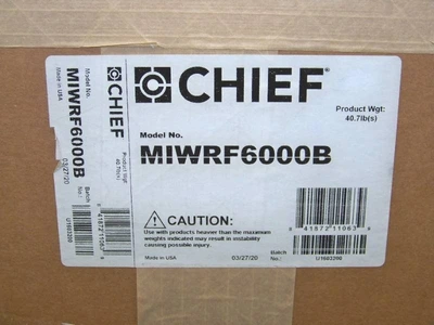 Chief MIWRF6000B In-Wall Swing Arm Mount - NEW IN BOX