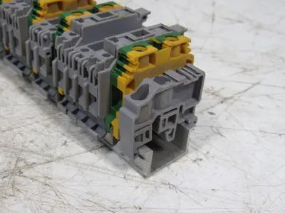Entretec M10/10 & M4/8S Fuse  Ground Terminal Block Din Rail Strip 34" Long