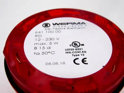 NEW LOT OF 2 WERMA 641.100.00 STACK LIGHT 64110000