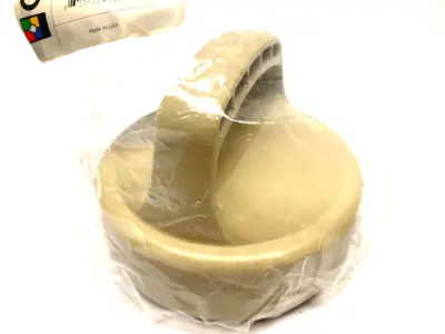 NEW OILSAFE SPILL-PROOF UTILITY LID, BEIGE