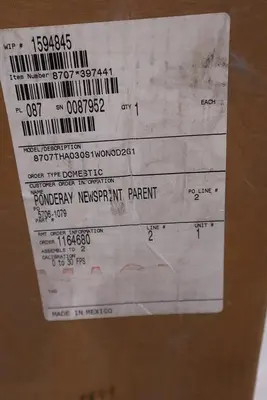 Rosemount 8705THA030S1W0N0D2G1 Magnetic Flowtube 8” 150 NEW WITH BOX STOCK GF516