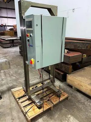 USED APEX FILLING SYSTEMS POF-12 12 SPOUT PRESSURE LIQUID FILLER