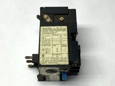 USED SPRECHER + SCHUH THERMAL OVERLOAD RELAY 0.62-1.0A DAMAGED