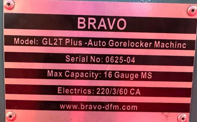 BRAVO GL2T-PLUS Gorelocker | THREE RIVERS MACHINERY (8)