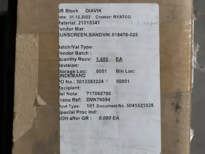 NEW SANDVIK 018476-025