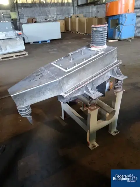 Used Martin Engineering 16" x 28" MARTIN ENGINEERING VIBRO SCREENER, SS, SINGLE DECK Rectangular Screeners Ohio US | Federal Equipment Company 7 #131473