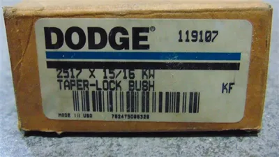 Dodge 119107 2517 X 15/16 Taper-Lock Bushing New NIB