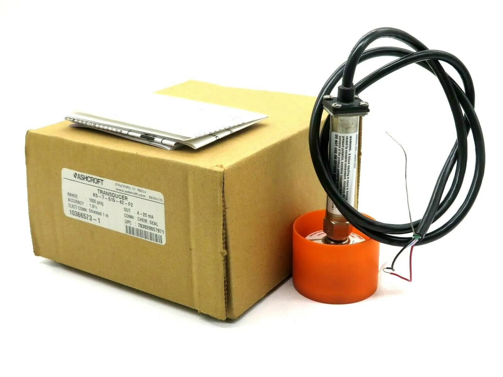 NEW ASHCROFT KS-7-S15-42-F2 TRANSDUCER KS7S1542F2