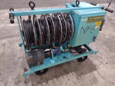 40 TON MODERN HYDRAULICS 4 CYLINDER PORTABLE HYDRAULIC DIE SETTING & SEPARATING SYSTEM: STOCK #23776