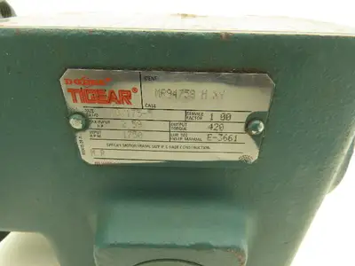 Dodge MR94758 Tigear Worm Gearbox 5:1 Reducer 2.59HP 1750rpm 143TC LH Output