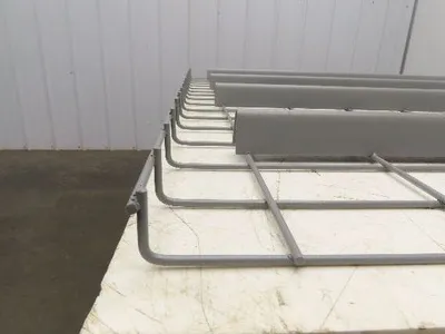 New Pallet Rack Wire Deck 42x46" Waterfall 4 Step Channel Racking 3500lb Mesh